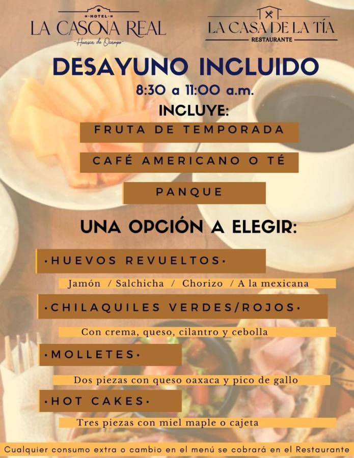 Hotel La Casona Real 瓦斯卡坎波 外观 照片